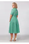 Платье Mira Fashion 5549-3 зеленый