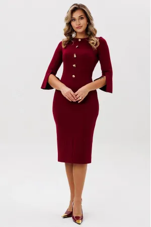 Платье Faufilure С1826 бордо