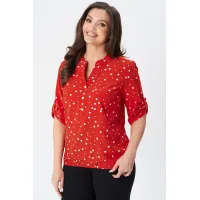 Блузка Modema 728-5 горох на красном