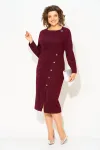 Платье Лилиана 1501 бордо(винный)