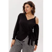 Блузка Anelli 1760 Черная орхидея