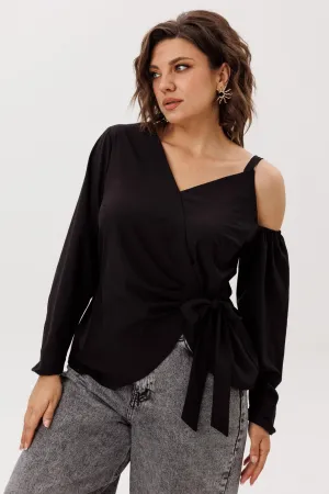 Блузка Anelli 1760 Черная орхидея