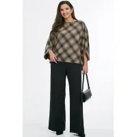 Блузка Axxa 152 бежево-черный