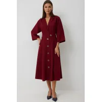 Платье Kaloris 2242-1 бордо Платье Kaloris 2242-1 бордо