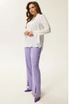 Брюки Mislana С966 сирень