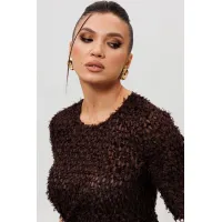 Блузка Mislana 1280 шоколад