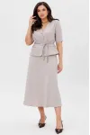 Костюм MisLana 1175 серый/клетка Костюм MisLana 1175 серый/клетка