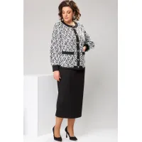 Костюм Romanovich 2-2606 черно/белый Костюм Romanovich 2-2606 черно/белый