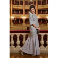 Костюм VITTORIA QUEEN 27573-1 серебристо-серый