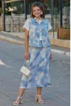 Костюм VITTORIA QUEEN 28833 молочный, синий