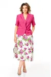 Костюм Michel Chic 1459 малина, цветы