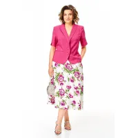 Костюм Michel Chic 1459 малина, цветы