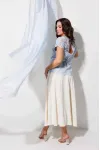 Костюм MisLana 1320 голубой-молочный Костюм MisLana 1320 голубой-молочный