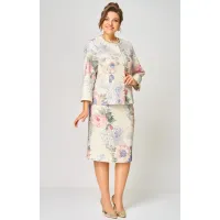 Костюм БелЭльСтиль 861-259/557-276 молочный