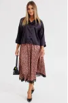 Костюм Anastasia 1394 черный/розовое золото