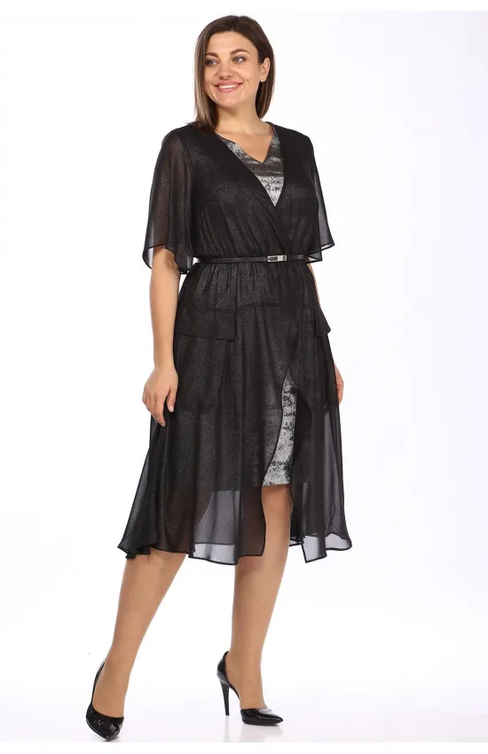 Костюм Lady Style Classic 1875/1 Черный с серым