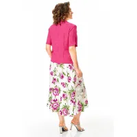 Костюм Michel Chic 1459 малина, цветы