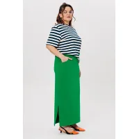 Костюм Michel Chic 1405 зелёный + полоска