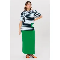 Костюм Michel Chic 1405 зелёный + полоска