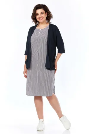 Костюм Lady Style Classic 1572 синие тона