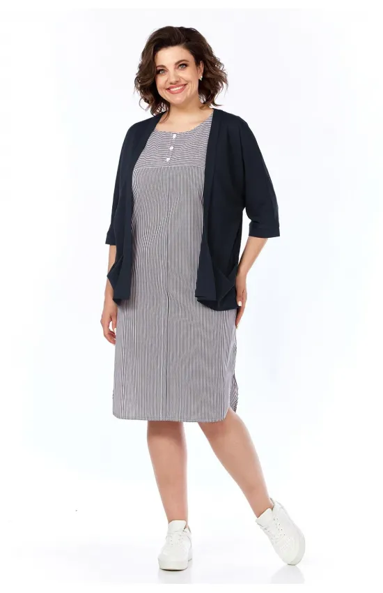 Костюм Lady Style Classic 1572 синие тона