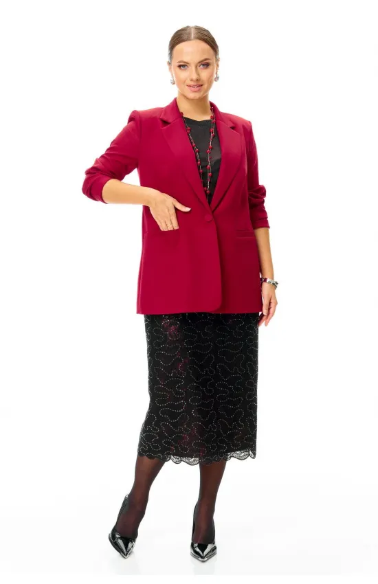 Костюм T&N 7710 бордо блеск и черный. Костюм T&N 7710 бордо блеск и черный.
