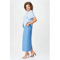 Костюм Michel Chic 1422 голубой+полоска