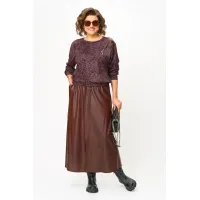 Костюм Карина Делюкс М-1396 коричневый