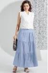 Костюм Mira Fashion 5556 белый+голубой