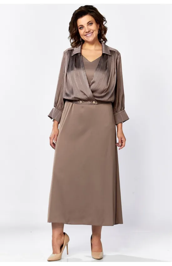 Костюм Mira Fashion 5604 бежевый