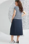 Костюм Mira Fashion 5547 синий + белый