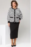 Костюм Romanovich 2-2606 черно/белый Костюм Romanovich 2-2606 черно/белый