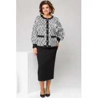 Костюм Romanovich 2-2606 черно/белый Костюм Romanovich 2-2606 черно/белый