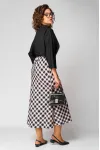 Костюм Anastasia 1284 чёрный + клетка
