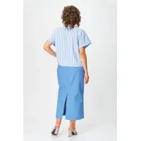 Костюм Michel Chic 1422 голубой+полоска