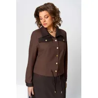 Костюм Асолия 1507 коричневый Костюм Асолия 1507 коричневый