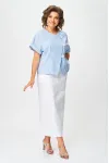 Костюм Michel Chic 1422 белый + полоска