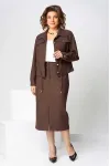 Костюм Асолия 1507-1 коричневый Костюм Асолия 1507-1 коричневый