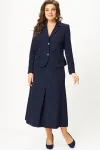 Костюм Svetlana Style 2174 темно-синий в горох