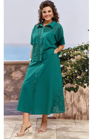 Костюм VITTORIA QUEEN 25683-1 изумрудный