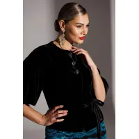 Костюм Мода-Юрс 25-2623 черный+бирюза