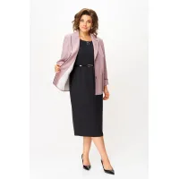 Костюм Карина Делюкс М-1382 розовый-черный