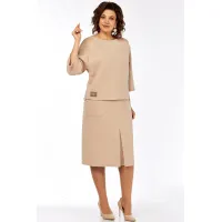 Костюм Элль-стиль 2441 бежевый