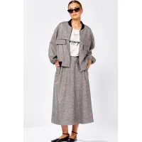 Костюм Милора-стиль 1384 серый Костюм Милора-стиль 1384 серый