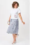 Костюм Anastasia 1248 белый/голубой
