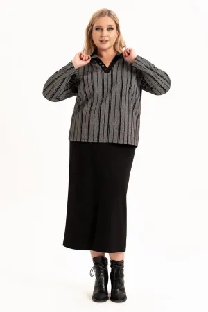 Костюм ALGRANDA 4106 Черно-белый