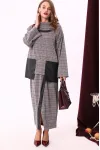 Костюм NikVa винный+чёрный
