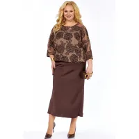 Костюм 2448 коричневый