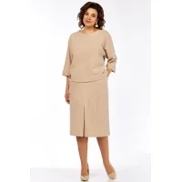 Костюм Элль-стиль 2441 бежевый