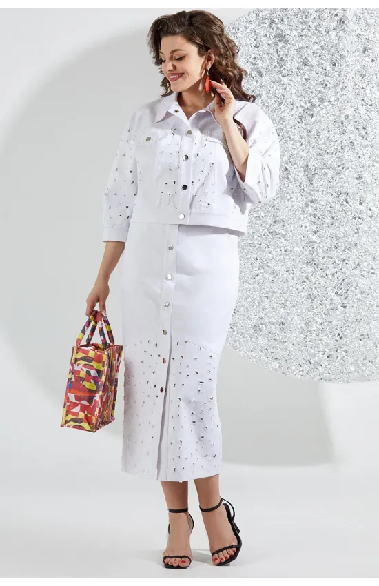 Костюм Mira Fashion 5541 белый